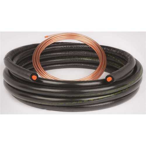 Mueller Streamline 61420500C 3/8 in. x 7/8 in. x 1/2 in. x 50 ft. Air Conditioner DURAGUARD UV Line Set