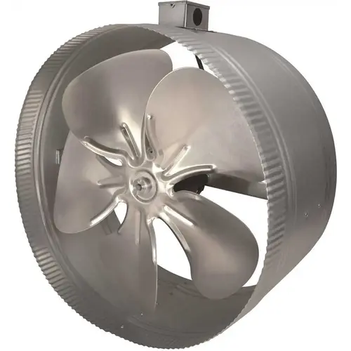 16 in. 4-Pole In-Line Duct Fan with Electrical Box