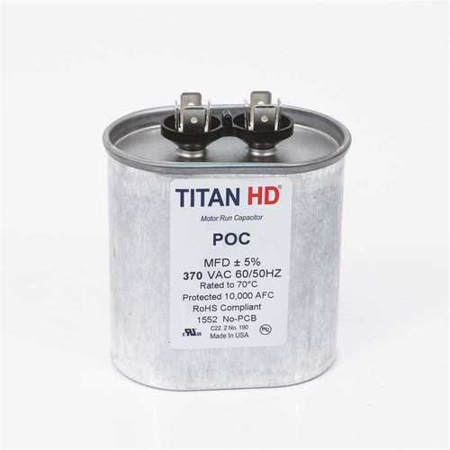 TITAN HD POCF40A 40 MFD 440/370-Volt Oval Run Capacitor