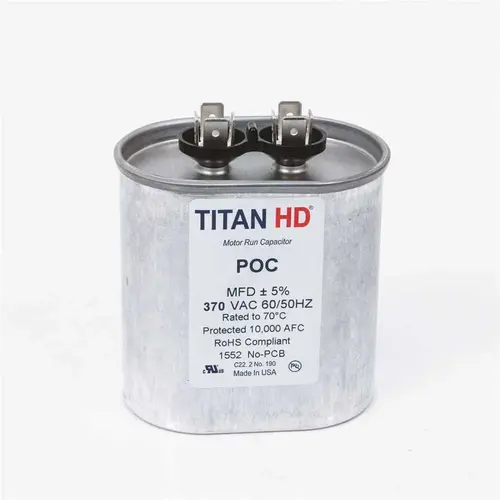 TITAN HD POCF40A 40 MFD 440/370-Volt Oval Run Capacitor