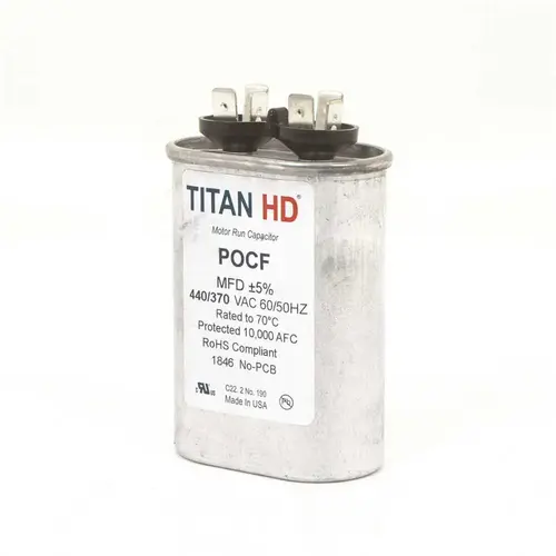 TITAN HD POCF20A 20 MFD 440/370-Volt Oval Run Capacitor