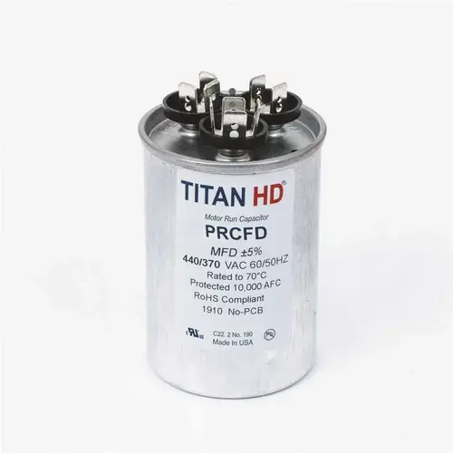 TITAN HD PRCFD303A 30+3 MFD 440/370-Volt Round Run Capacitor