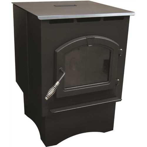 Pleasant Hearth PH35PS-B 1,750 sq. ft. EPA Certified Pellet Stove with 40 lbs. Hopper and Auto Ignition
