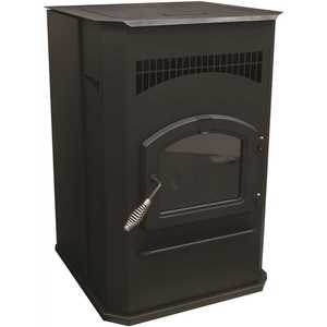 Pleasant Hearth PH50CABPS-B 2,200 sq. ft. EPA Certified Pellet Stove with  120 lbs. Hopper and Auto Ignition