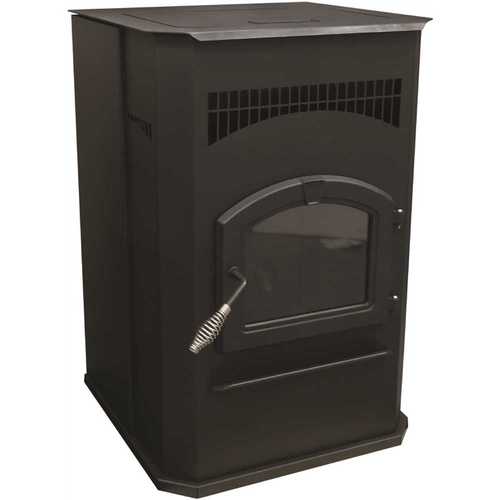 Pleasant Hearth PH50CABPS-B 2,200 sq. ft. EPA Certified Pellet Stove with 120 lbs. Hopper and Auto Ignition