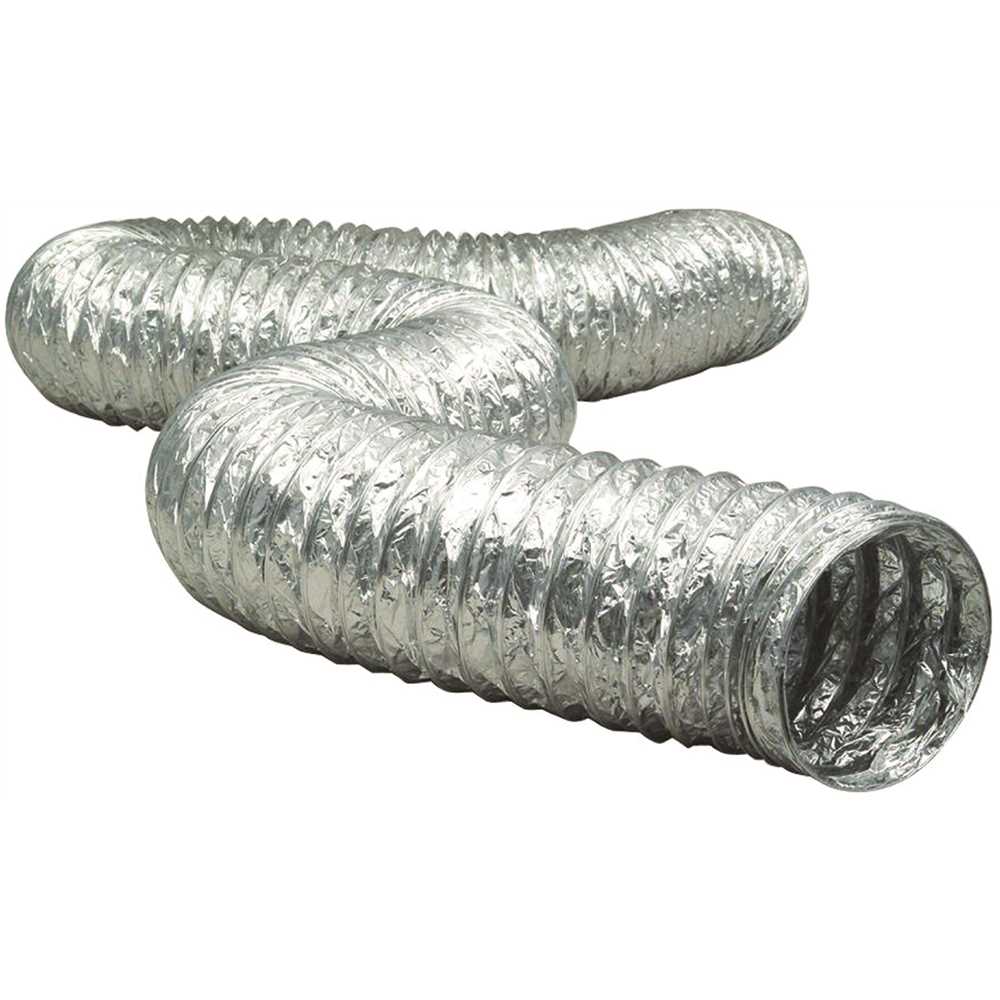 Everbilt TD425PHD 4 in. x 25 ft. Flexible Foil Duct Silver