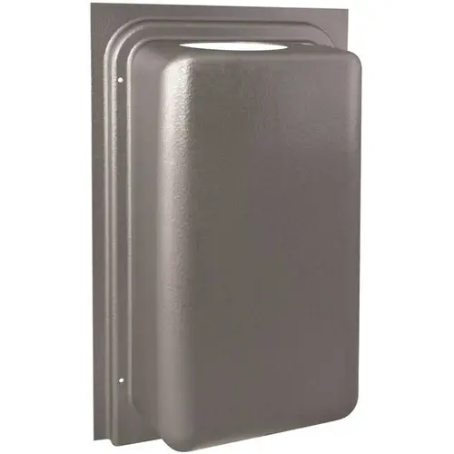 12 in. W x 17.75 in. L Metal Recessed Dryer Vent Box