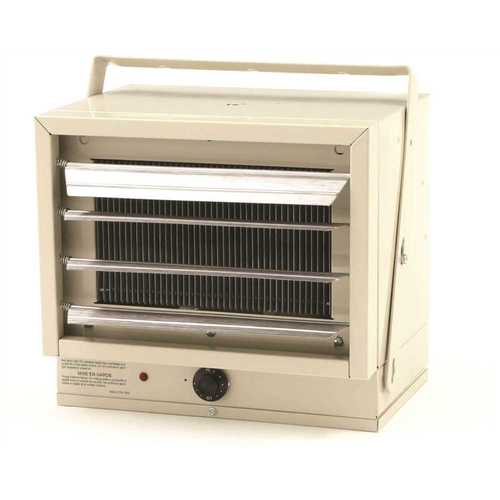 Qmark MWUH5004APQ 5,000-Watt 240-Volt Horizontal Downflow Garage Heater with Thermostat and Mounting Bracket