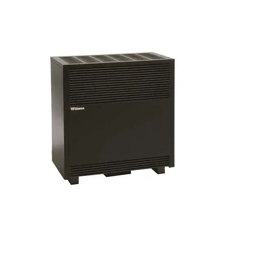 50,000 BTU Enclosed Front Natural Gas Room Heater with Blower Black