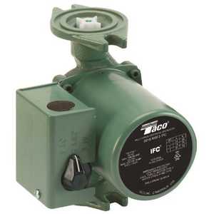Taco 0015MSF3-IFC 00 Series 1/20 HP Three Speed Cast Iron Hydronic Circulator with Integral Flow Check