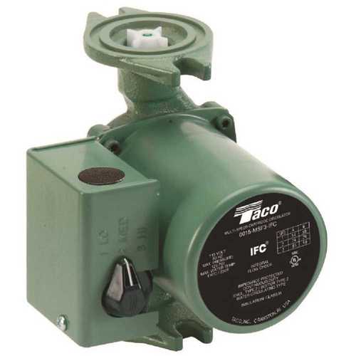 00 Series 1/20 HP Three Speed Cast Iron Hydronic Circulator with Integral Flow Check