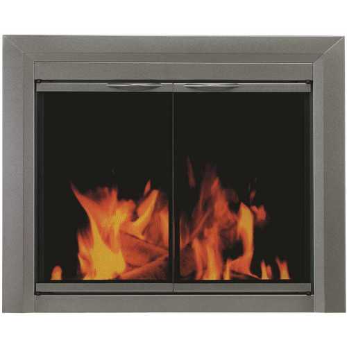 Pleasant Hearth CR-3401 Craton Medium Glass Fireplace Doors