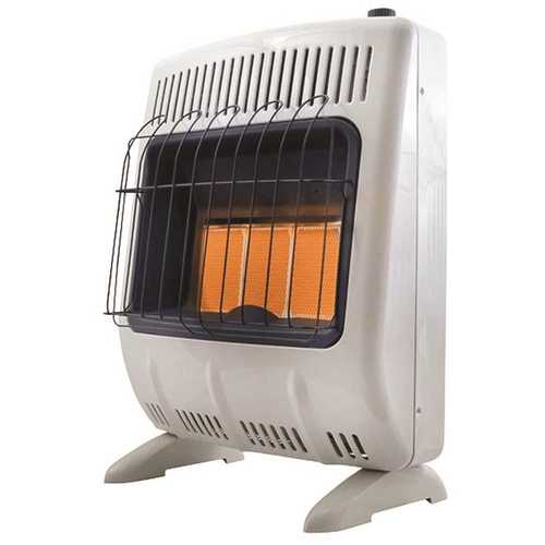 Heatstar HSSVFRD20NGBT 20000 BTU Vent-Free Radiant Natural Gas Heater with Thermostat and Blower