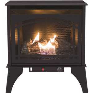 Pleasant Hearth VFS2-PH20DT 23.5 in. Compact 20,000 BTU Vent-Free Dual Fuel Gas  Stove