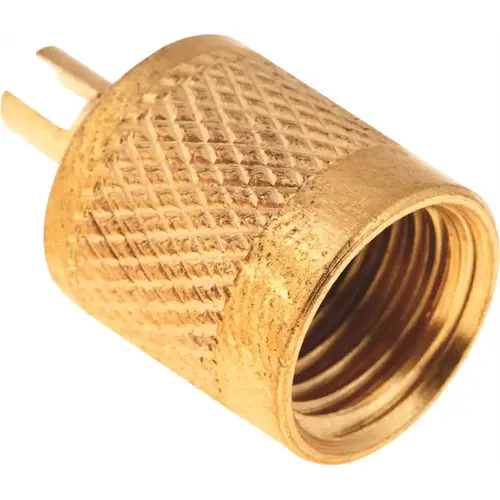 SUPCO SF2250 1/4 in. Line Tap Valve Cap with Neoprene Seal Brass