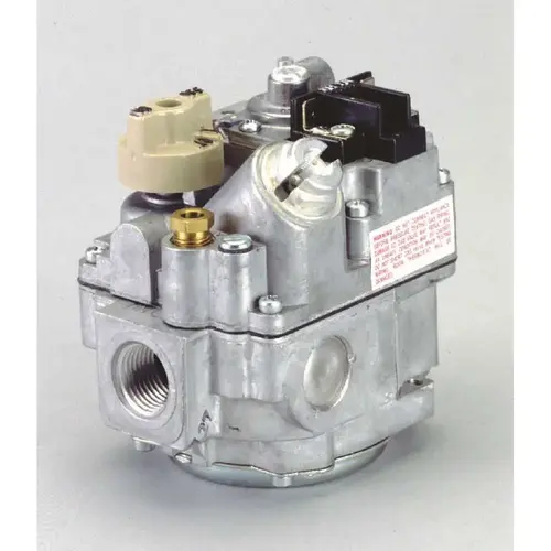 Robertshaw 700-400 1/2 in. Inlet 3/4 in. Outlet 24-Volts Uni-kit Combination Gas Valve Chrome