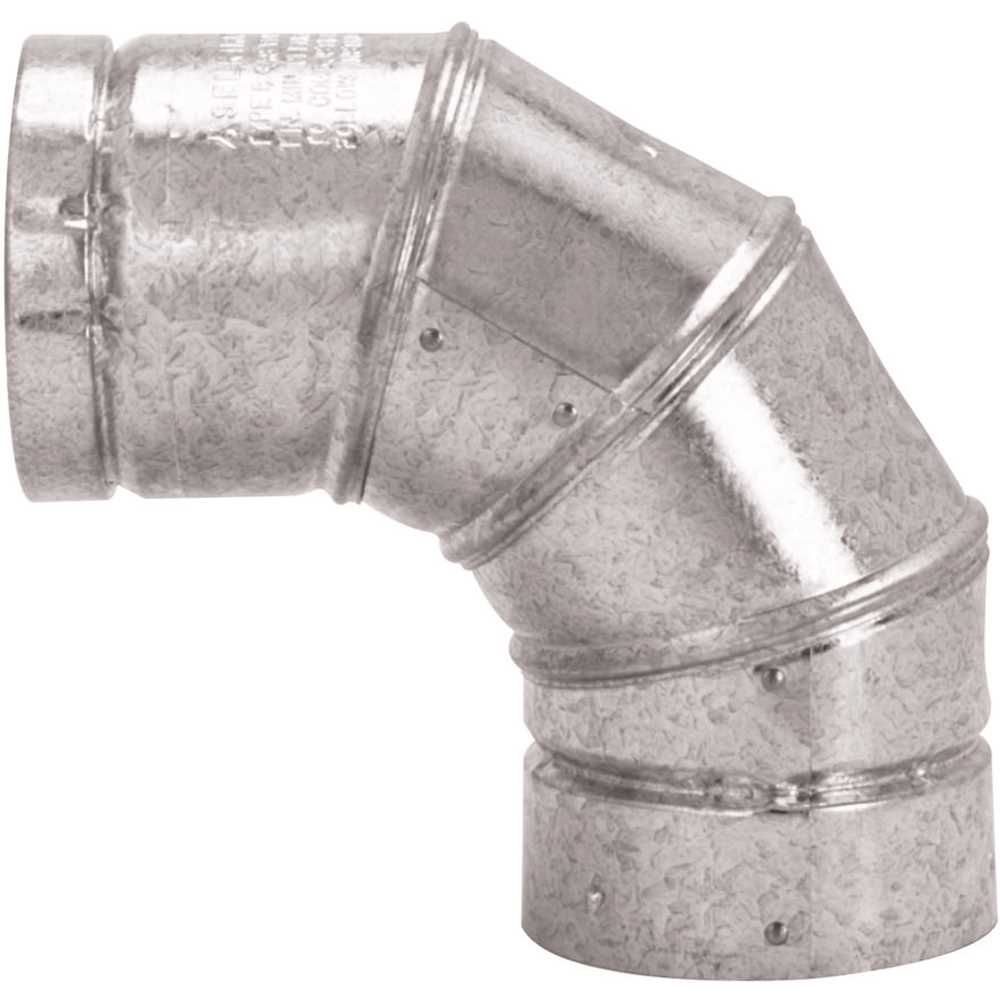 SELKIRK 106230H 6 in. x 9 in. Steel 90-Degree Adjustable Gas Vent Elbow