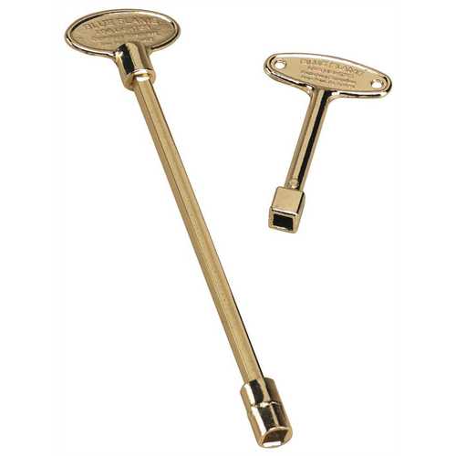 Blue Flame NKY.8.02 8 in. Universal Gas Valve Key in Polished Brass