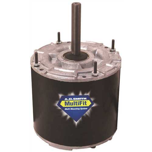 Century 9722 MULTIFIT CONDENSER FAN MOTOR, 5 IN., 208 / 230 VOLTS, 0.9 AMPS, 1/8 - 1/10 - 1/12 HP, 1,075 RPM