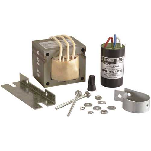 Keystone Technologies HPS-150R-1-KIT 150-Watt 120-Volt High Pressure Sodium Replacement Ballast Kit