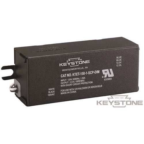Keystone Technologies KTET-150-1-SCP-DIM 120-Volt 120-Watt Low Voltage Halogen Ballast