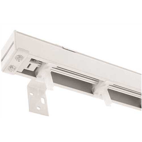 White Aluminum Headrail for 3-1/2 in Vertical Blind - 47 in. W