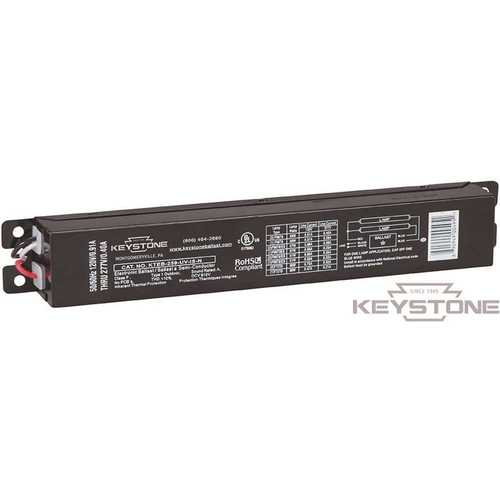 Keystone Technologies KTEB-259-UV-IS-N 120/277-Volt Electronic Ballast for 59-Watt Lamps