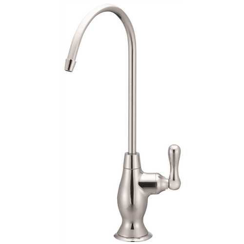 Single-Handle Beverage Faucet Reverse Osmosis Designer Faucet with 4.75 in. Brushed Nickel, Lead Free