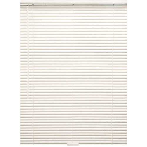 Alabaster Cordless Room Darkening Aluminum Mini Blinds with 1 in. Slats 42 in. W x 72 in. L