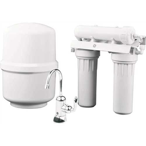 GE GXRM10RBL Under Sink Reverse Osmosis Water Filtration System