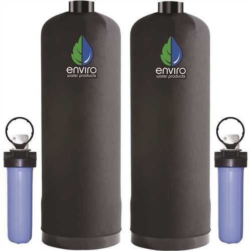 ENVIRO WATER PRODUCTS PRO-CS-HF34 Ultimate Carbon Series Whole House Water Filtration System with 34 GPM High Flow