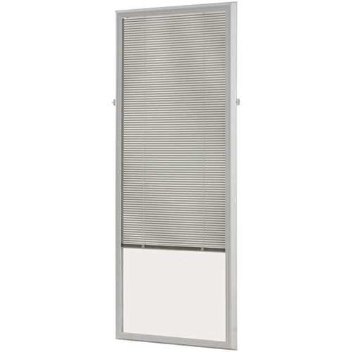 ODL ADDON2064E White Cordless Add On Enclosed Aluminum Blinds with 1/2 in. Slats, for 20 in. Wide x 64 in. Length Door Windows