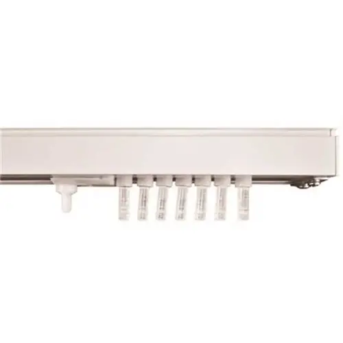 White Aluminum Headrail for 3-1/2 in Vertical Blind - 120 In. W