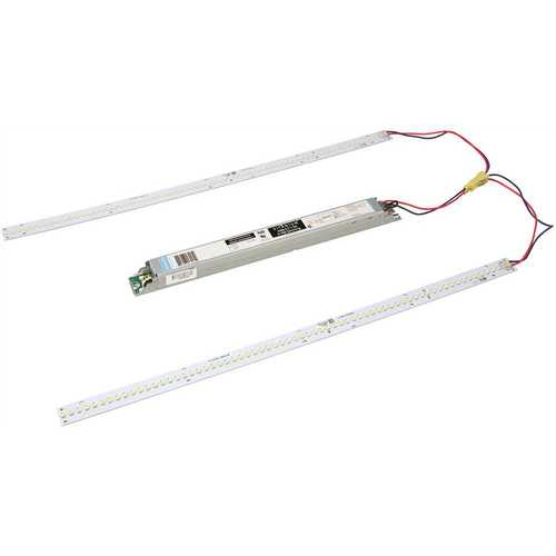 GORK 2 ft. x 4 ft. 64-Watt Equivalent Integrated LED White Retrofit Kit for Prismatic Troffer, 40K