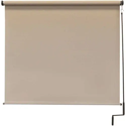 Coronado Cordless UV Protection PVC Outdoor Roller Shade Pole Operated 72 in. W x 96 in. L