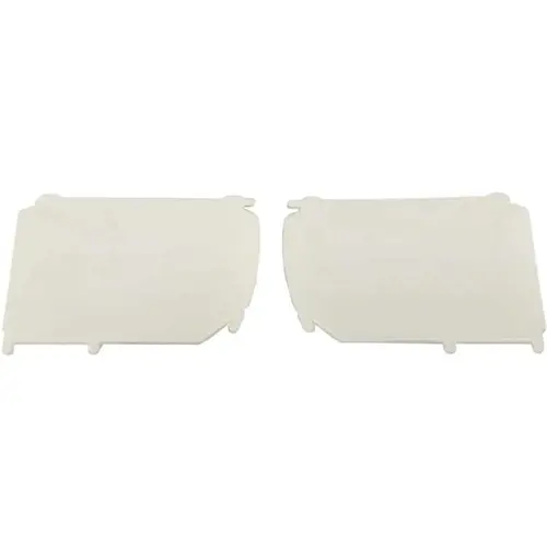 Designer's Touch 10793478563104 Head Rail End Cap for Cordless 2 in. Faux Wood Blinds White