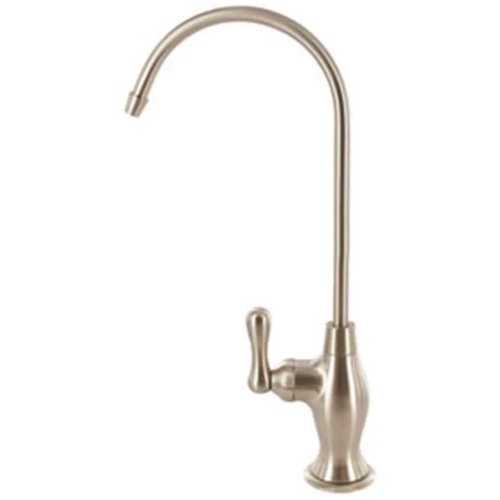 Aqua Flo 87583 Single-Handle Beverage Faucet Reverse Osmosis 905-Designer Faucet with 4.75 in. Brushed Nickel, Lead Free