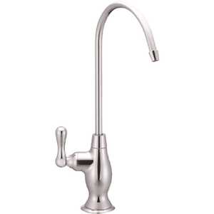 Aqua Flo 87611 Single-Handle Beverage Faucet with Air Gap VS905 Reverse Osmosis Designer Faucet Lead Free in Brushed Chrome