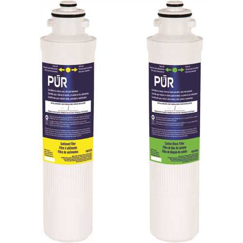 Quick-Connect Replacement Water Filter Cartridge Kit