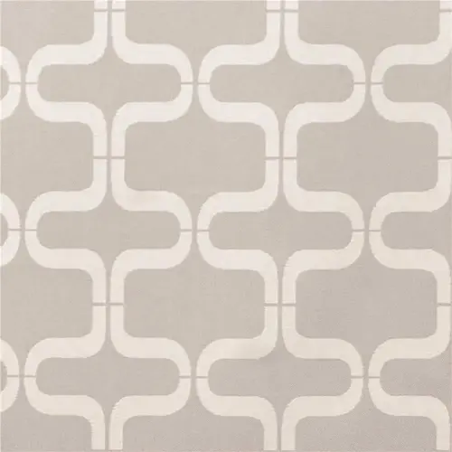 Links Pattern Privacy Curtain Platinum, 216 in. W x 84 in. H