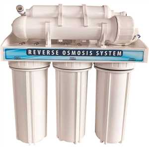 Aqua Flo 20010073 Economy Series Under Sink Reverse Osmosis 5-Stage RO 75 Gal./day Line Pressure Comes Tank