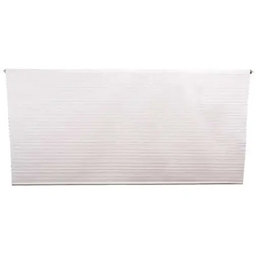 Designer's Touch 561227 Cut-to-Size White Cordless Room Darkening Trimmable width Roller Shades 55.25 in. W x 72 in. L