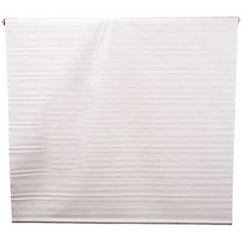 Cut-to-Size White Cordless Room Darkening Trimmable Width Roller Shades 73.25 in. W x 72 in. L