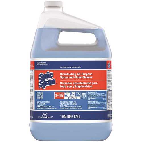 Spic and Span 003700032535 1 Gal. Closed Loop Disinfecting All-Purpose Spray and Glass Cleaner Concentrate