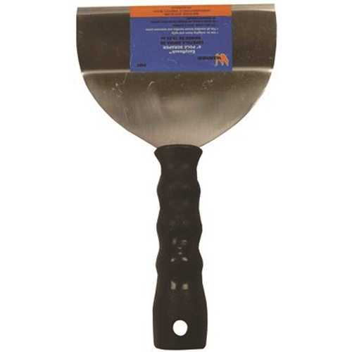Warner 657 6 in. Easy Reach Bent Scraper Threaded Handle Carbon Steel Blade