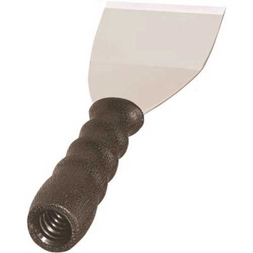 Warner 397 Easy Reach Bent Scraper 3 in. Threaded Handle Carbon 0.060 in. Steel Blade