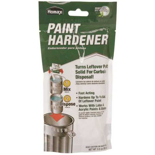 Homax 2134 3.5-oz. Waste Away Paint Hardener for Paint Disposal