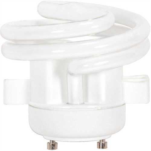 Satco S8227 60- -Watt Equivalent T2 Bi Pin GU24 Base CFL Light Bulb, Warm White (1-Bulb)