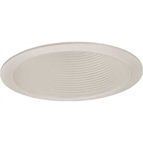 RECESSED LIGHTING 6 IN. WHITE NONMETALLIC BAFFLE WITH WHITE TRIM RING