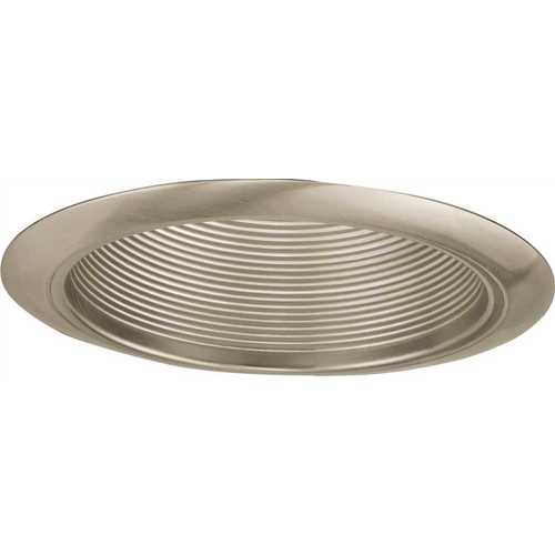 Monument RB3SN RECESSED LIGHTING 6 IN. BRUSHED NICKEL BAFFLE WITH BRUSHED NICKEL TRIM RING